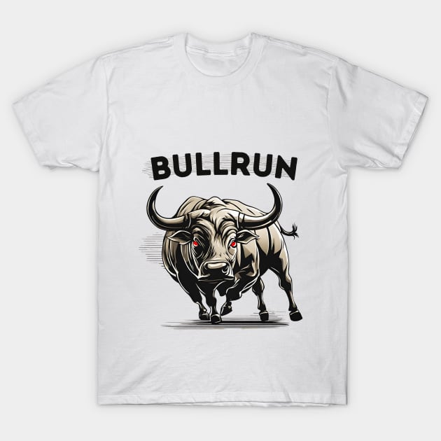 Bullrun Bitcoin cryptocurrency wealth transfer T-Shirt by shirtontour